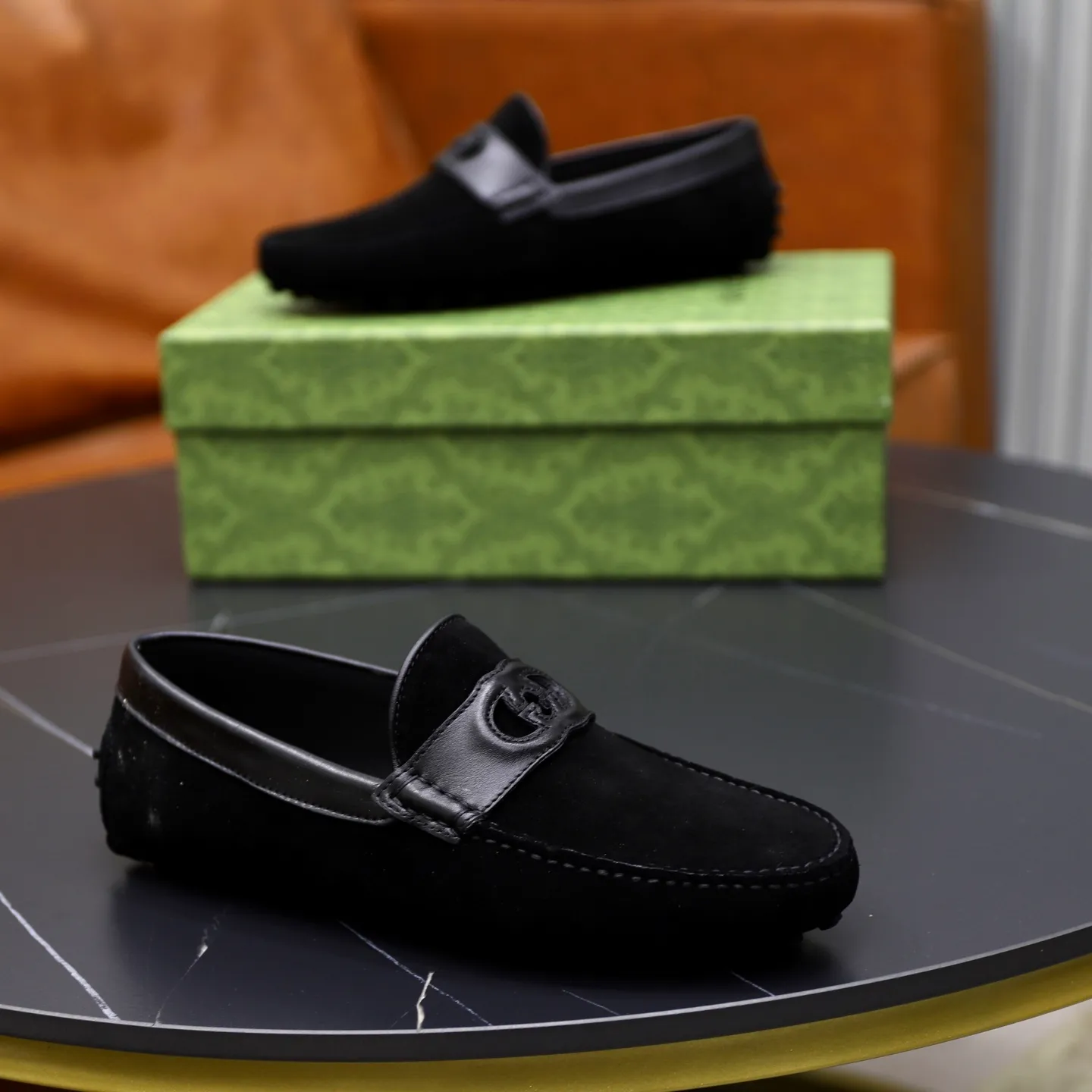 Ex-factory price: 460💰[GUCCI] Gucci ⚠️High-end men’s driving and pedal series ⚠️38-44 (customized for 45) ⚠️All original cowhide leather! Thick and soft! Made entirely of calfskin lining! Rubber sheet anti-slip beanie sole! Three-dimensional package technology! Fashionable and classic! Handicrafts! Original high quality! Feel free to compare!
